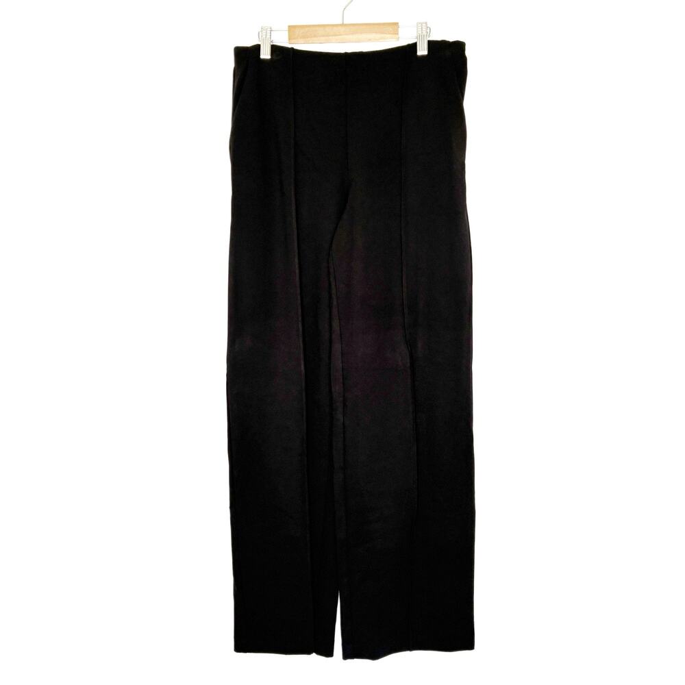 Liz Claiborne Black Wide Leg Casual Dress Pants 4-Way Stretch NWT Womens Various